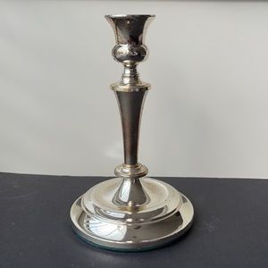Silver Candlestick Candleholder 6.5”